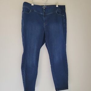 Lane Bryant Dark Wash Hi-Rise Jegging